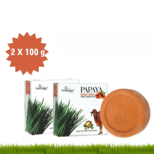 [PPY-SOAP-004] Papaya Herbal Premium Soaps - Pack of 2